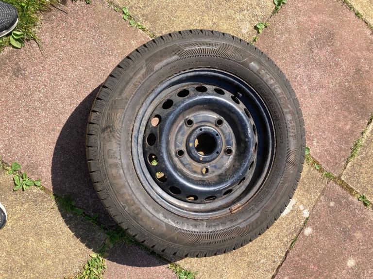 Transit custom  spare wheel