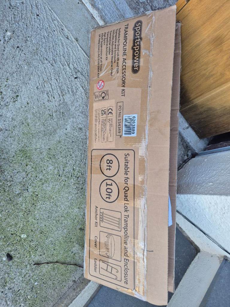 Trampoline cover and anchor kit