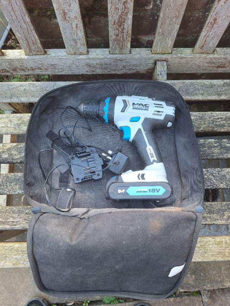 Macallister Cordless Drill working order 