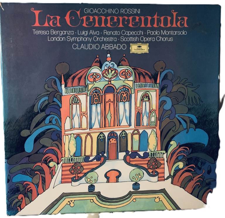 1972 3-LP vinyl box set of Gioacchino Rossini's opera, "La Cenerentola" (Cinderella)