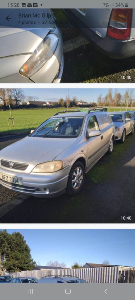 Astra g van breaking deisel 