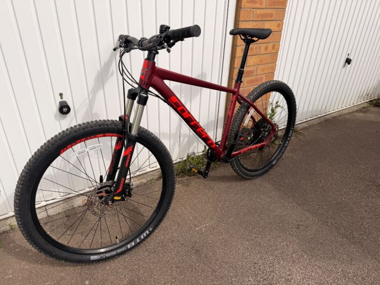 Carrera Fury Mountain Bike - Mint , Red M Frame