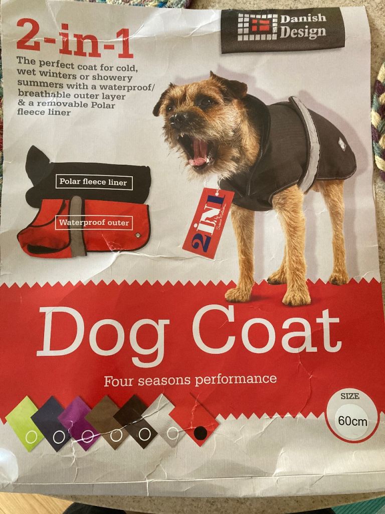Dog coat 2-in-1 60cm