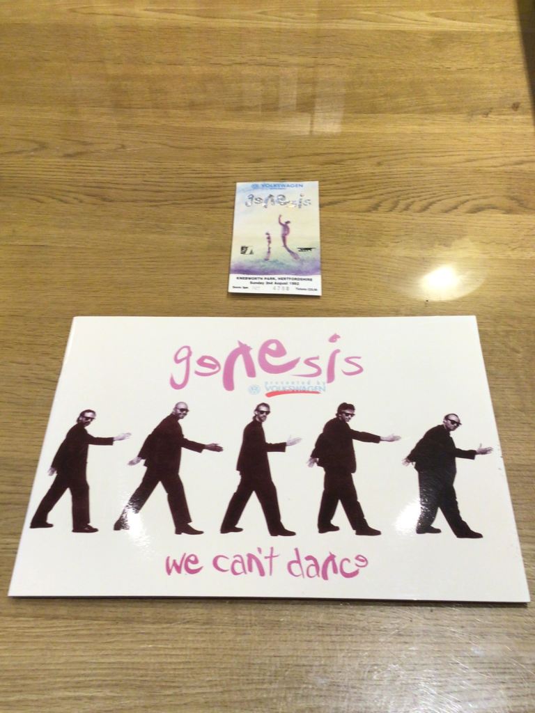 Genesis Programme from We Can’t Dance Tour 1992