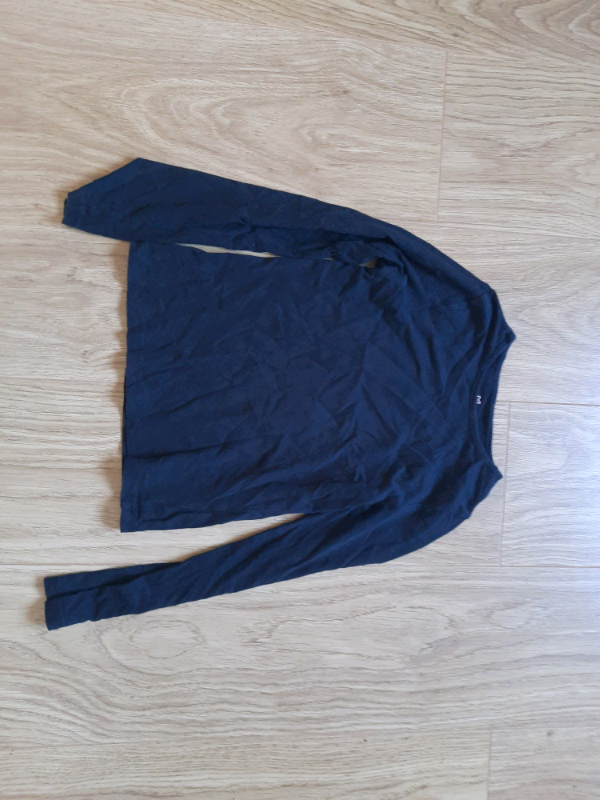 Age 7-8 girls long sleeve black top