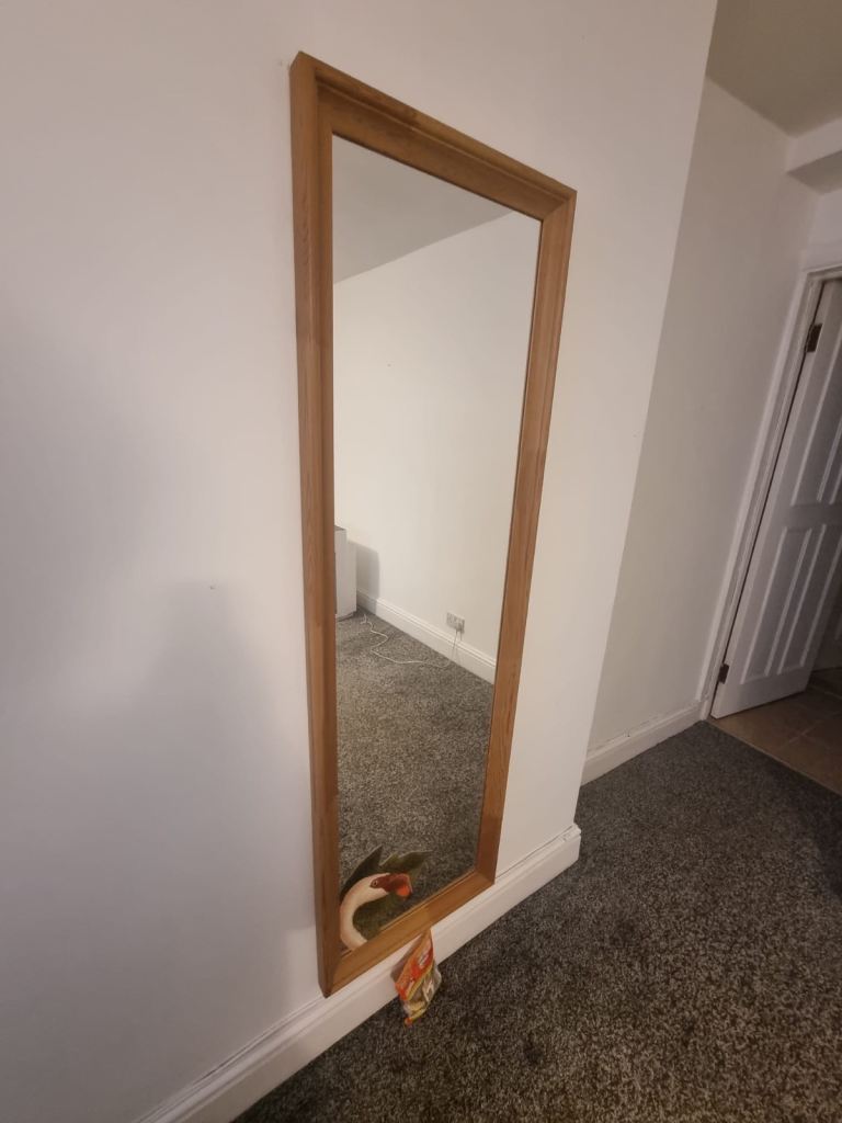 Large wall mirror