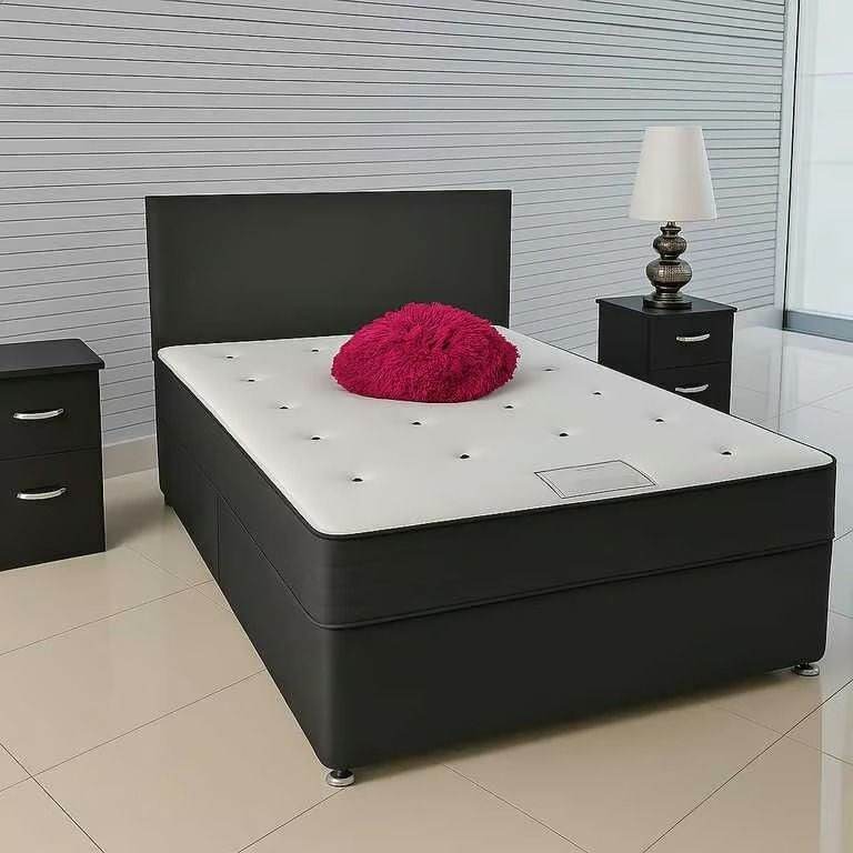 image for Christmas Sale Live! 🎄 Luxury Double Bed Set with Mattress - Free Delivery Today! **