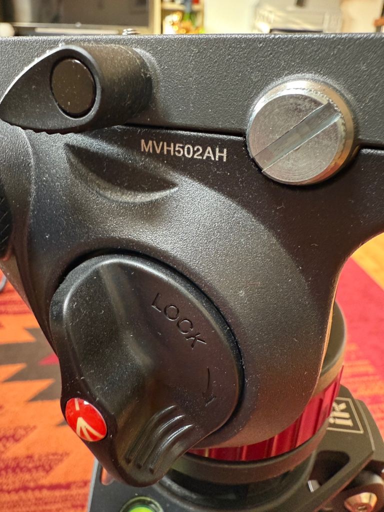 Large Carbon fibre video tripod and head