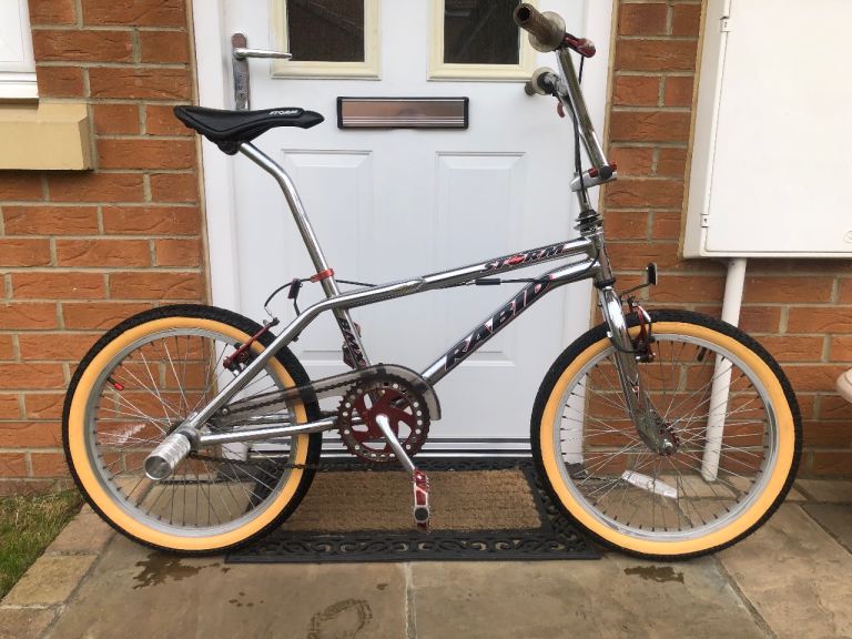 Bmx rare collectible 80-90s retro chrome stunt bike old school storm rabid hammerhead universal gt