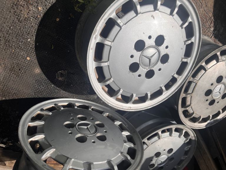Alloy wheels 14ins for Mercedes SL R107