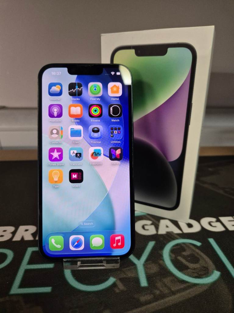 VGC Apple iPhone 14 Midnight 128GB Unlocked Boxed + 3 Month's Warranty (Trusted Tech Shop)