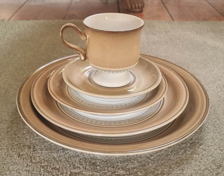 1-person Seville Denby pottery set