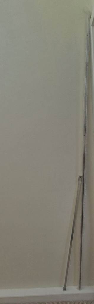 Chrome shower screen profile and support arm