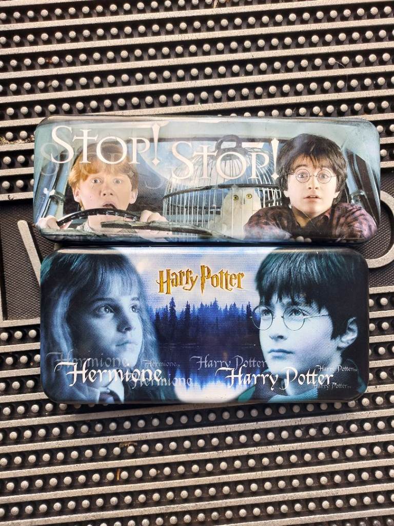 Harry potter tin pencil cases 