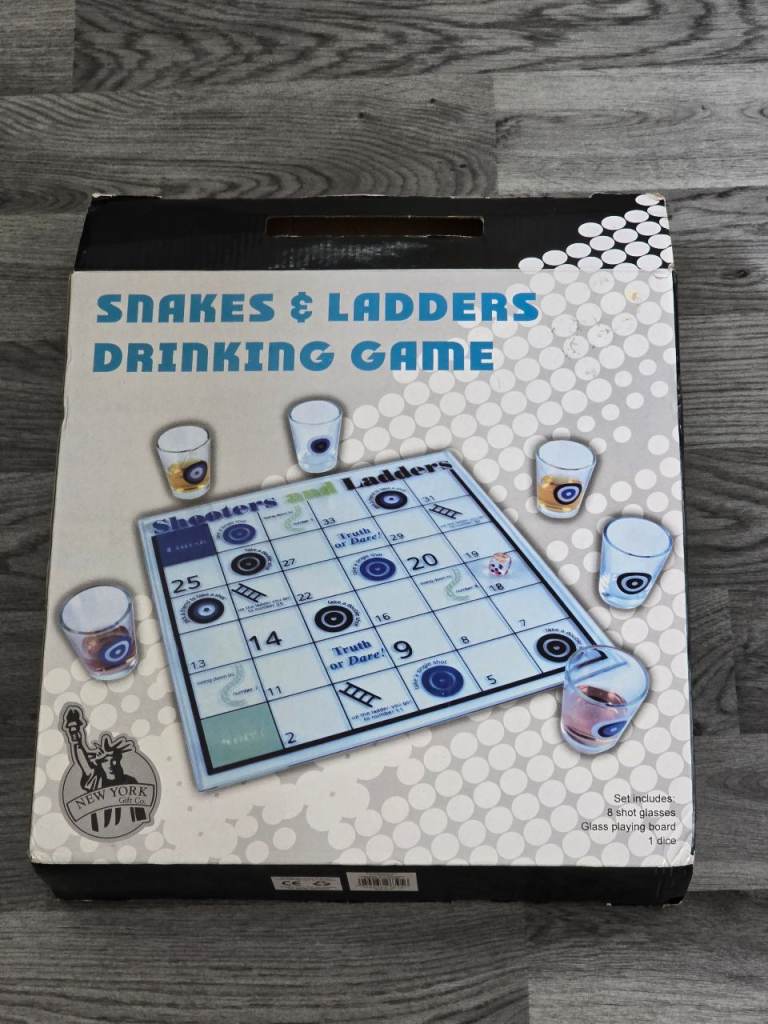 Snakes and Ladders Drinking Game NEW 
