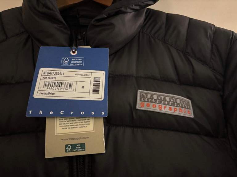 Napapijri Men's Padded Jacket (NP0A4FJ90411). With Tags/Worn Once. Medium. Cost £170, accept £43 ono