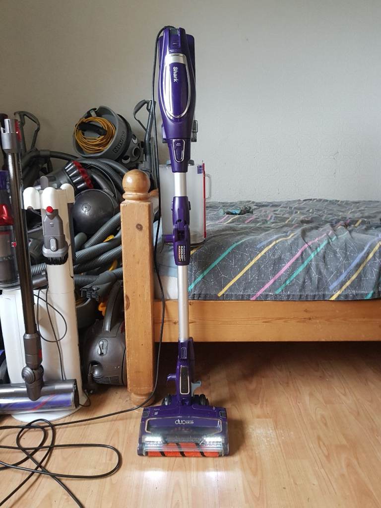 purple shark hv39ouk 26DuoClean Vacuum Cleaner filters washed and dried no texing phone 