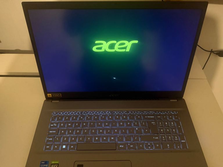 Acer Aspire 5 17.3 inch i7 1260p 16GB Ram 1TB NVMe SSD RTX 2050 Nvidia GeForce