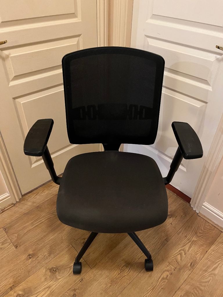 FREE Boss Design "Lily" Black Mesh Back Office Chair
