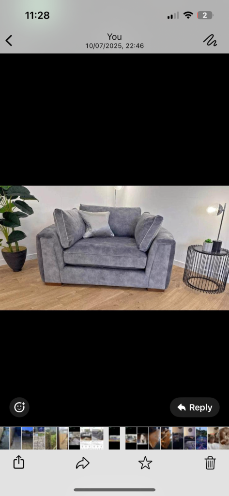 Sofology Empora sofa and cuddle chair 