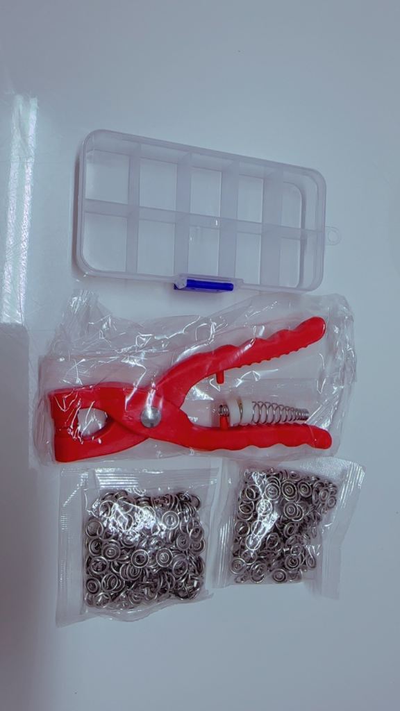 Snap Pliers Kit with Metal Press Studs and Storage Box