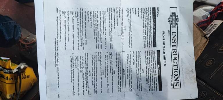 Harley Impeller Front Wheel