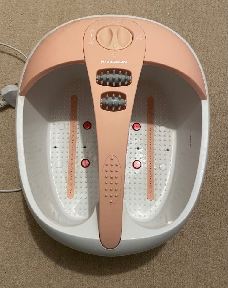 Foot Spa Massager with Heat Bubbles Massage