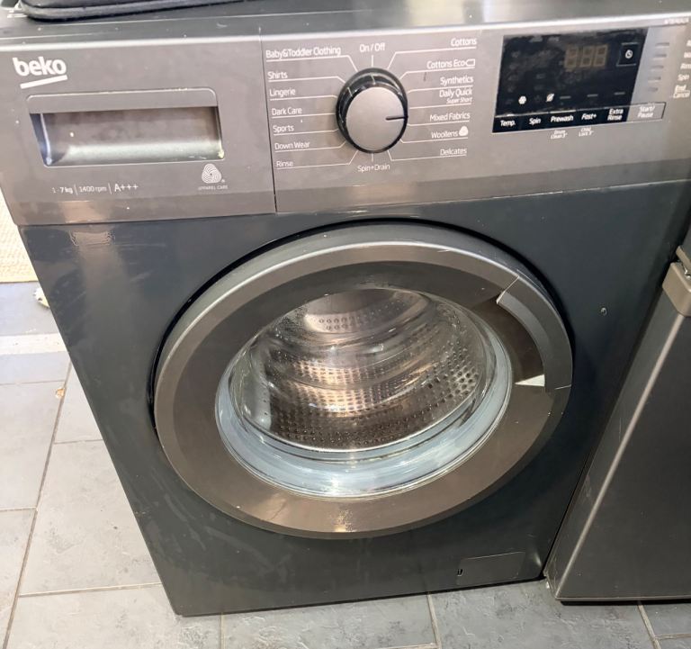 Beko Washing Machine - Grey, Good Condition