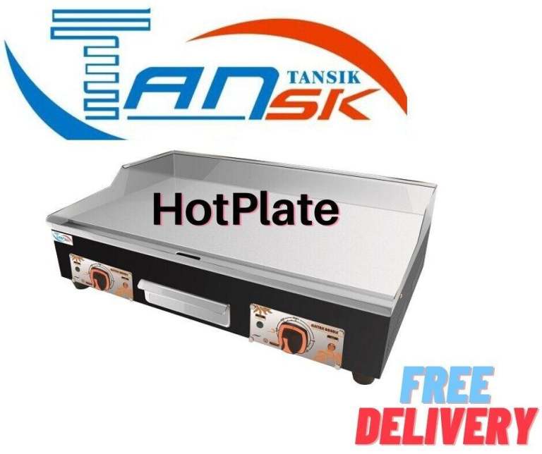 Tansik 73cm Countertop Electric Griddle  Full Flat Hot Plate Commercia