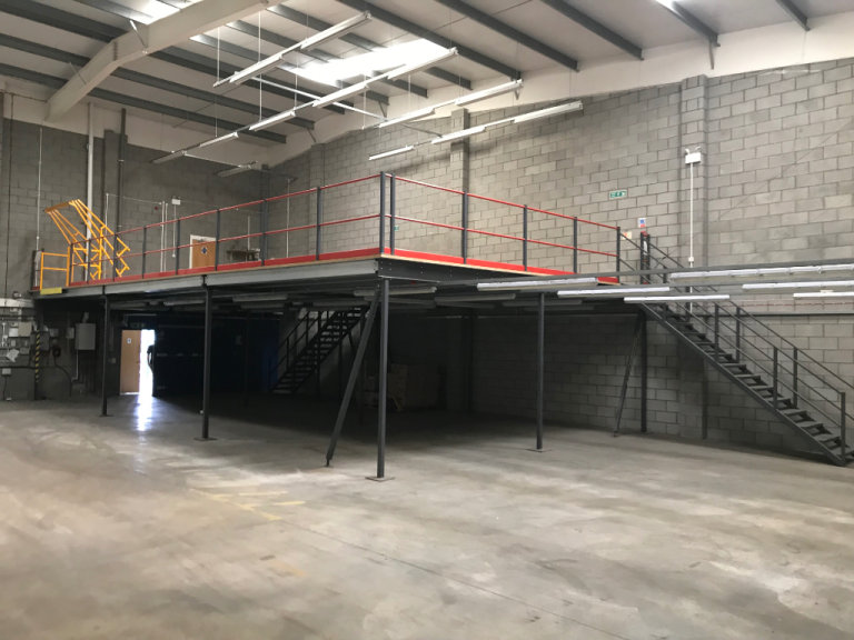 mezzanine floor 18 meters x 10 meters 