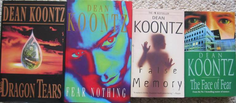 Dean Koontz books, £1 each or £3 the 4.
