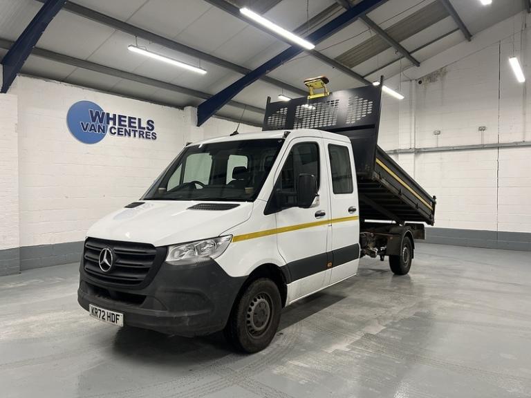 2023 Mercedes-Benz Sprinter 3.5t Progressive Crew Cab Tipper CHASSIS CAB DIESEL Manual