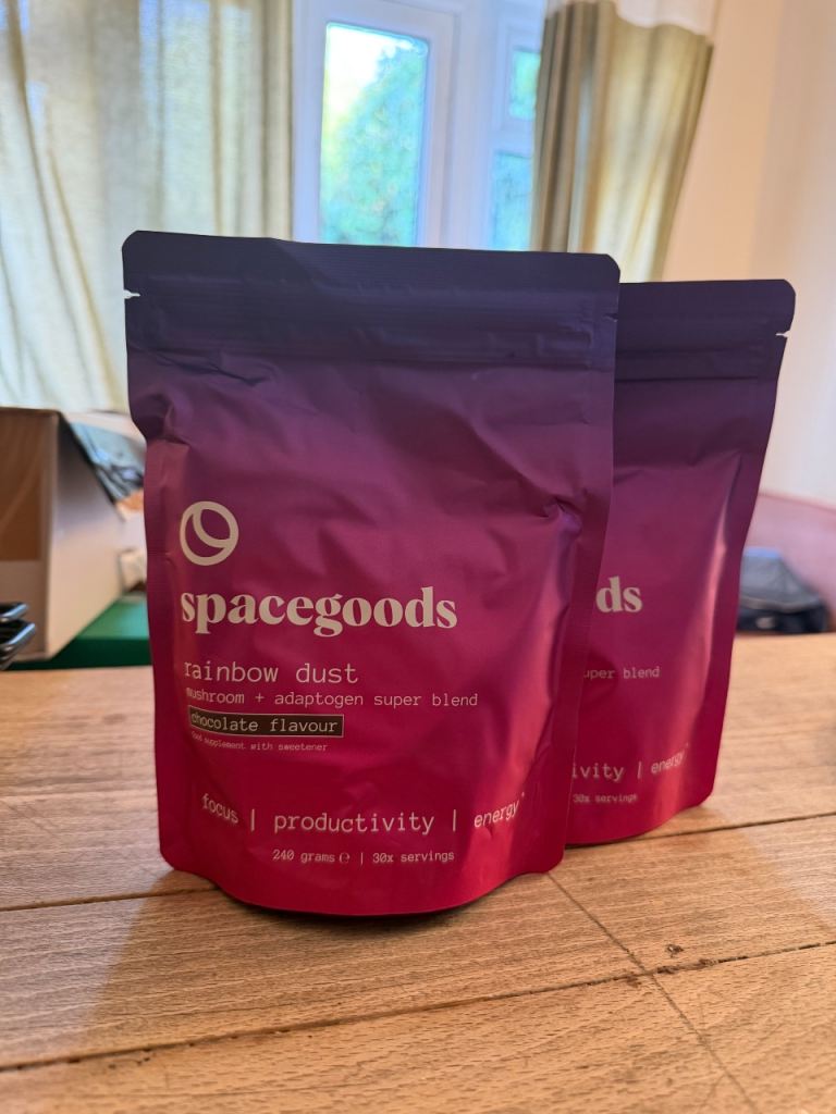 Spacegoods Rainbow Dust Mushroom Adaptogen Super Blend - Chocolate Flavour