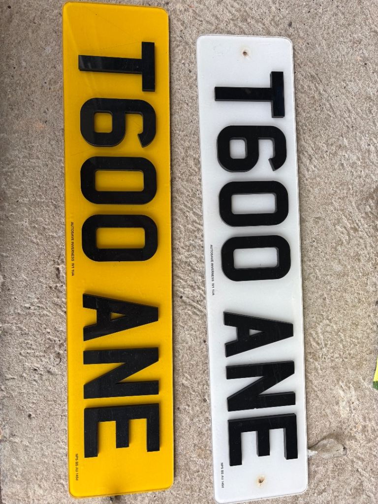 Private Number Plate 