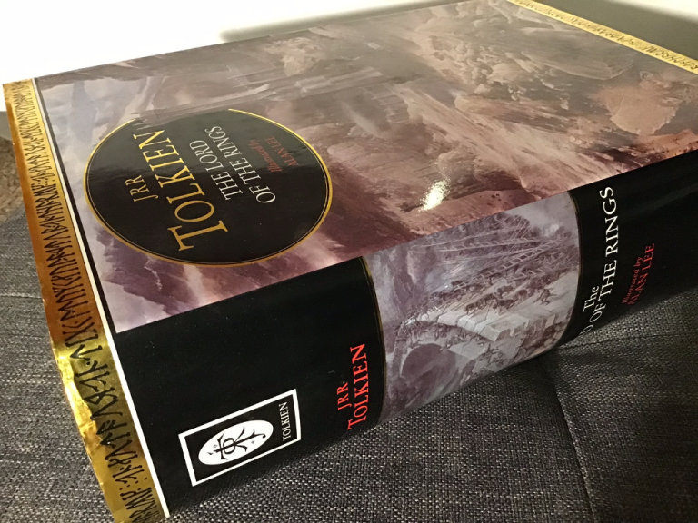 ILLUSTRATED - THE LORD OF THE RINGS - by J R R TOLKIEN - HARD-BACK