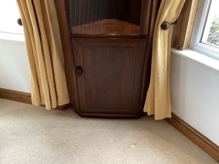 Ercol corner cabinet 