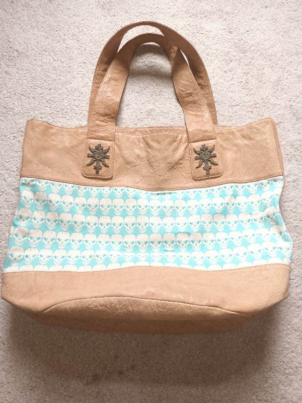 Large Thomas Wylde Leather Tote Beach Bag