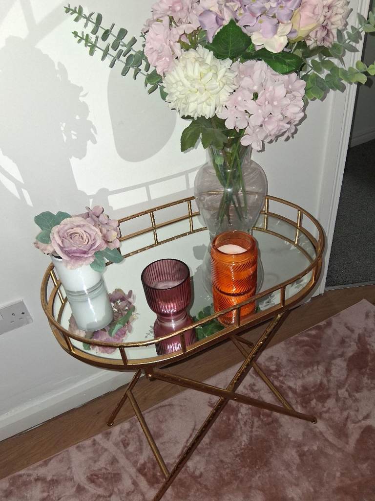 Mirrored Vintage Table 