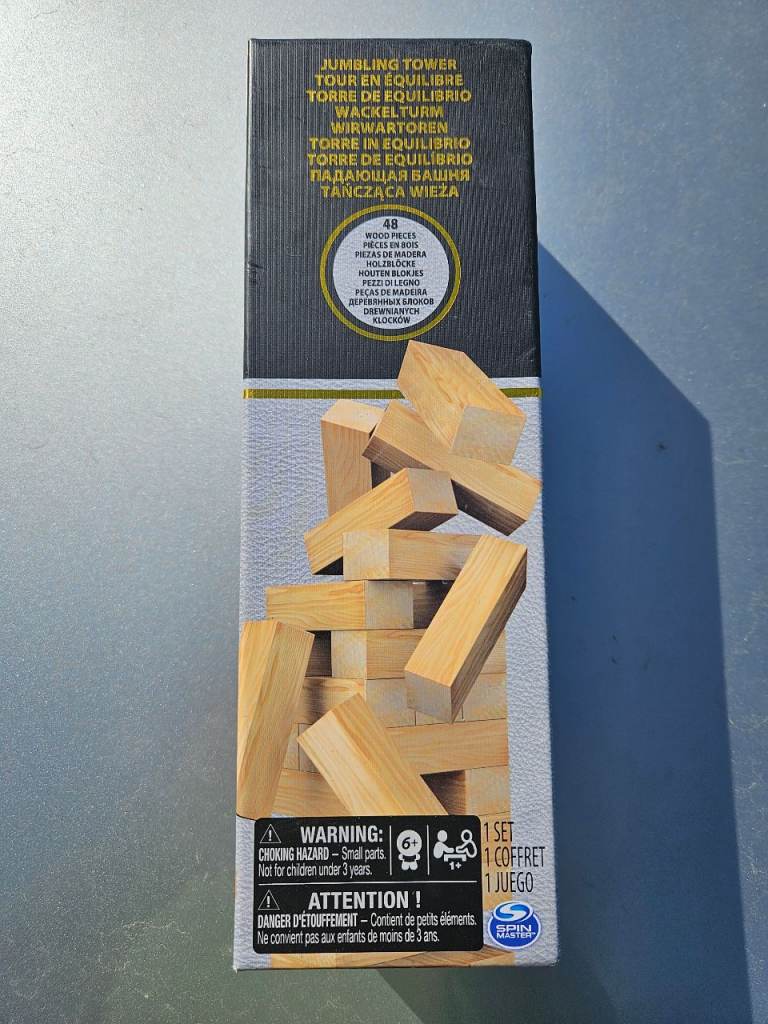 Wooden game “Jumbling Tower” (Jenga analogue)