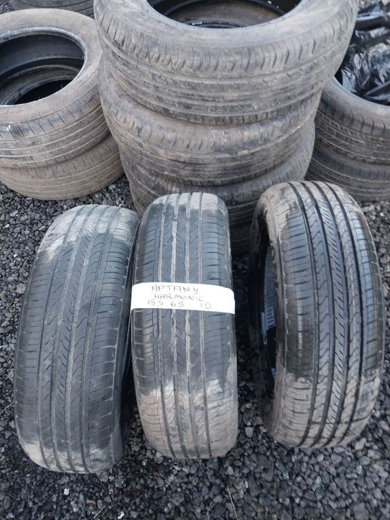 Part worn tyres Aptany Harmonic 185 65 15 - set of 3