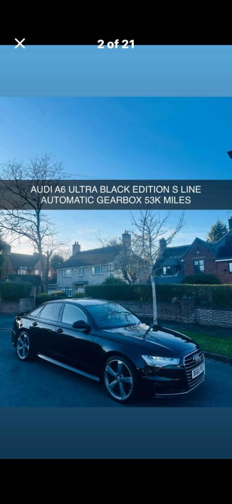 Audi a6 Ultra Black Edtion Sline automatic 