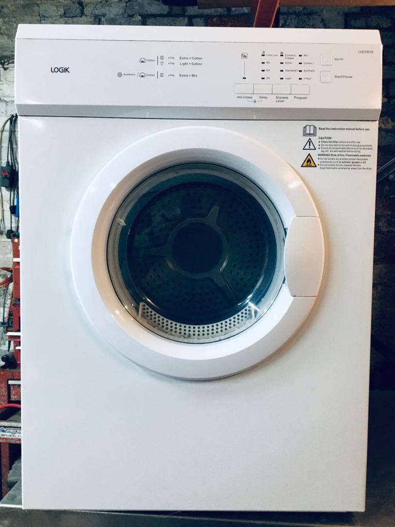 Logik LDV7W18 7kg White Sensor Dry Vented Tumble Dryer 1 YEAR WARRANTY DELIVERY AVAILABLE 