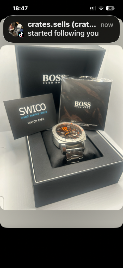 Hugo boss watch orange limited edition 