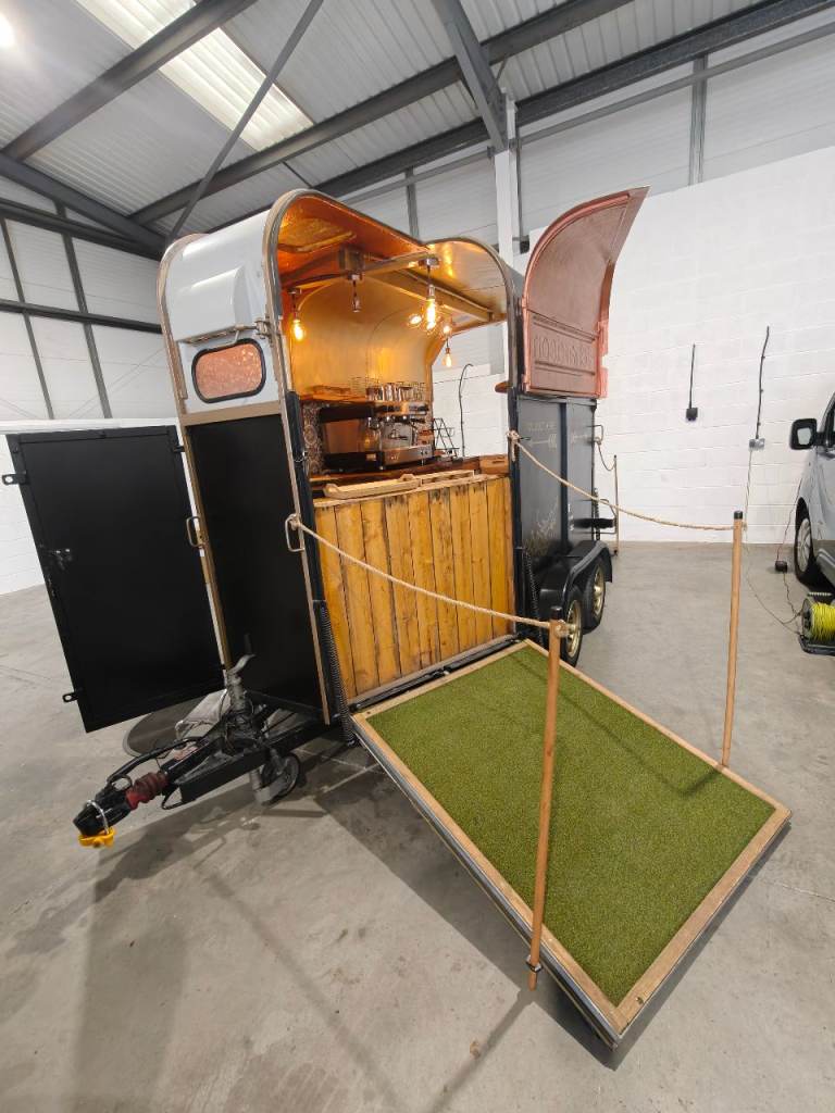 Horse Box coffee trailer
