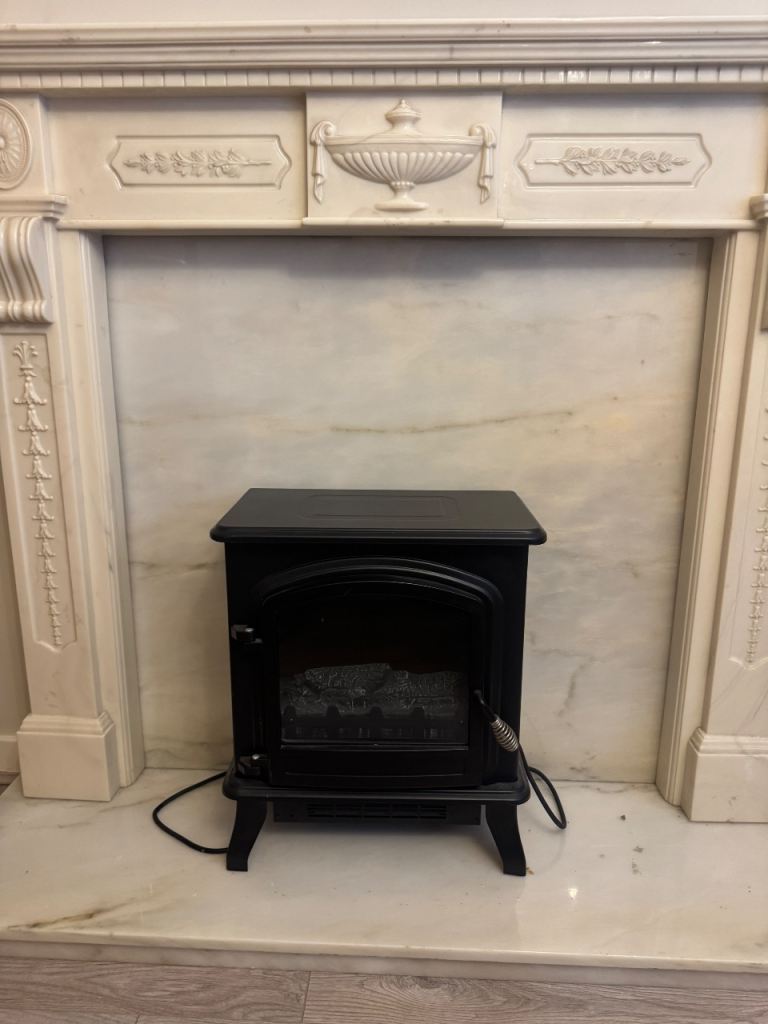 Fireplace and electric fire 