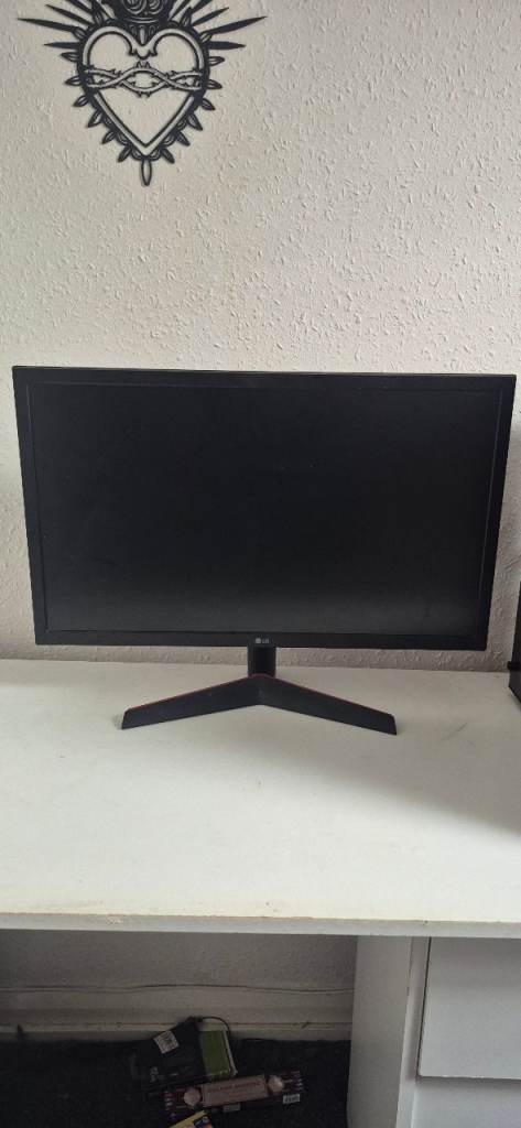 LG Computer Monitor - Black, Good Condition