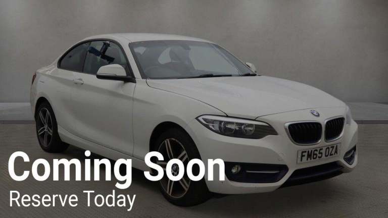  BMW 2 Series 1.5 218i Sport Euro 6 (s/s) 2dr Petrol Manual