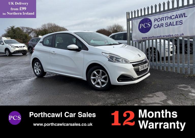 2016 Peugeot 208 1.2 PureTech 82 Active 3dr HATCHBACK Petrol Manual