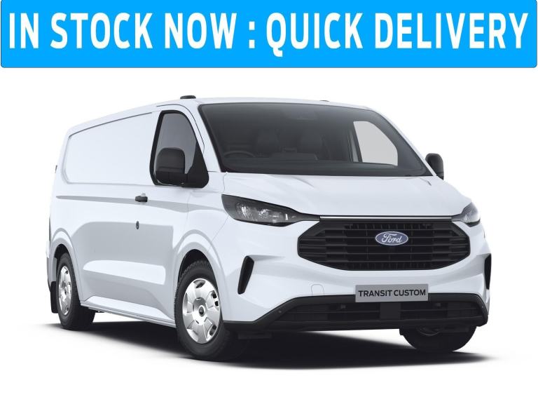 BRAND NEW Ford Transit Custom Trend 320 L1 H1 2.5L 232ps pHEV AUTO Frozen White