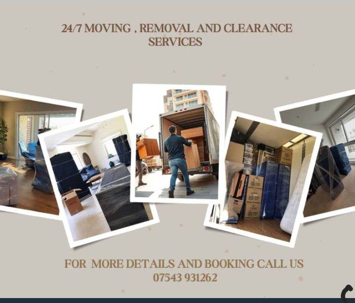 Professional 24/7 Man and Van Hire house office piano furniture move Rubbish removals service